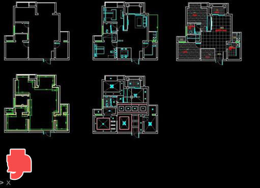 Villa Autocad Blocks 14